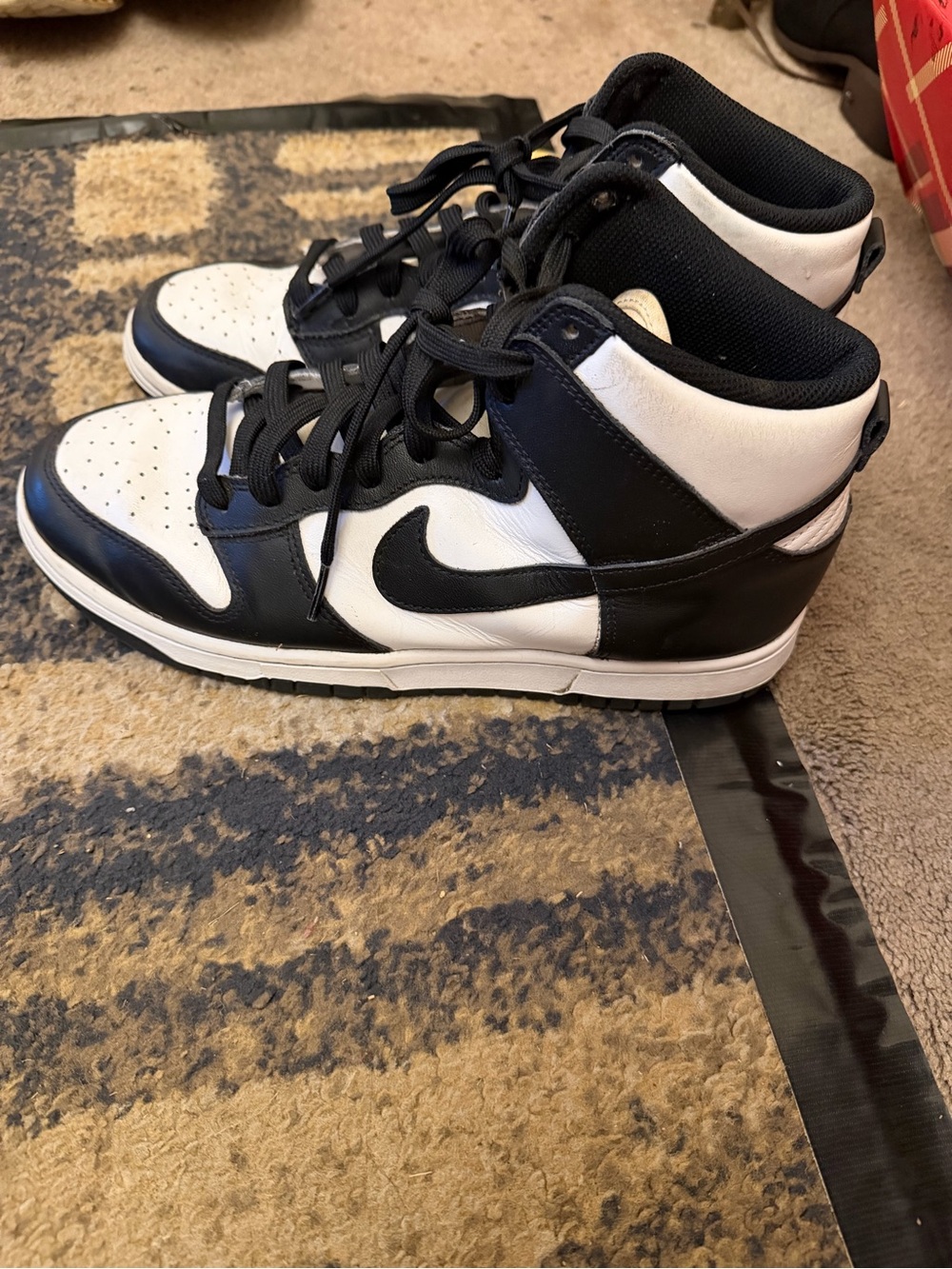adidas Kids Black and White High-Top Sneakers